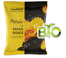 Chips bio patate douce
